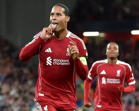Van Dijk heads dramatic winner versus Atlético Madrid
